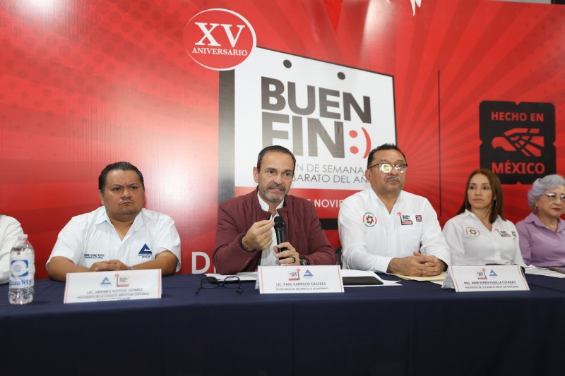 SEDE – Presentan la 15ª edición del Buen Fin 2025 en Quintana Roo: prevén derrama económica de hasta 200 mil millones de pesos