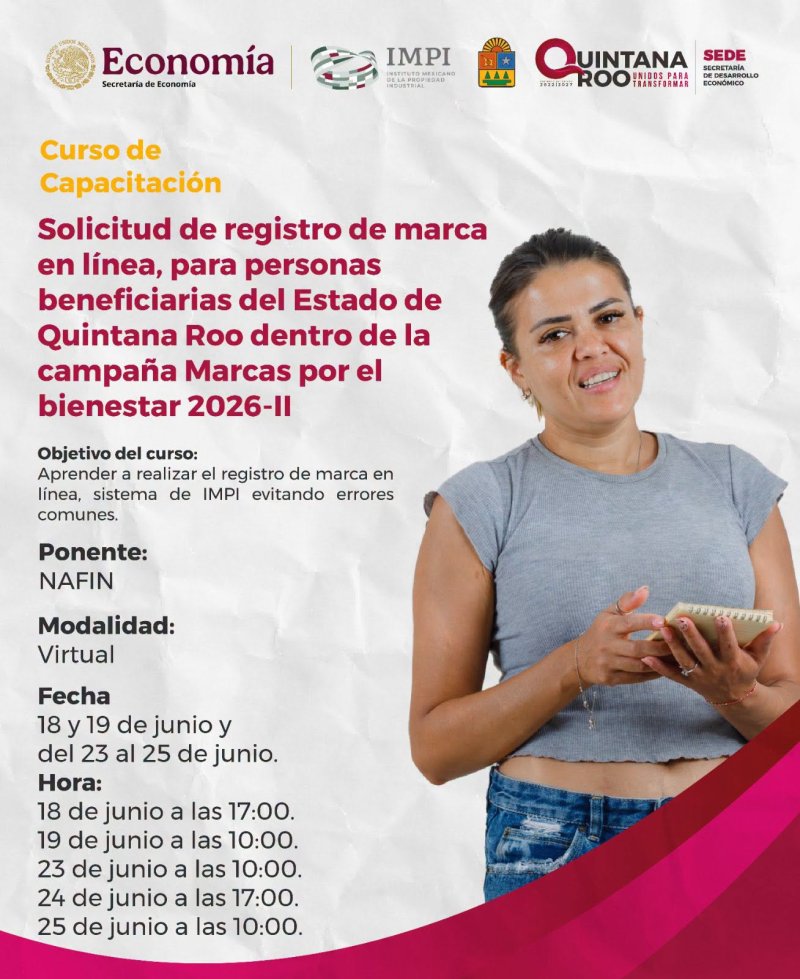 SEDE Quintana Roo impulsa capacitación gratuita para fortalecer el emprendimiento y el desarrollo económico