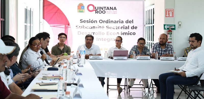 SEDE Quintana Roo Lleva a Cabo la Tercera Sesión Ordinaria del Subcomité Sectorial de Desarrollo Económico Integral
