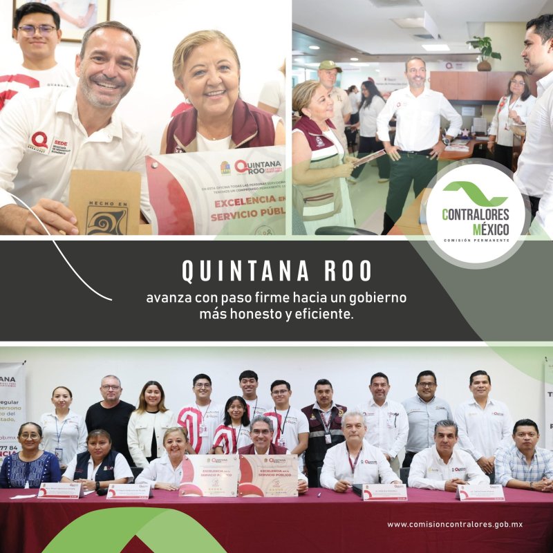 SEDE – Refrendan dependencias de Quintana Roo distintivo del Programa “Excelencia” por buenas prácticas en el servicio público