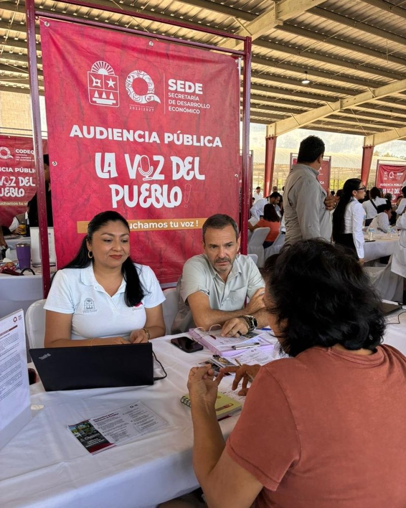 SEDE – Secretaría de Desarrollo Económico participa en audiencia pública en José María Morelos