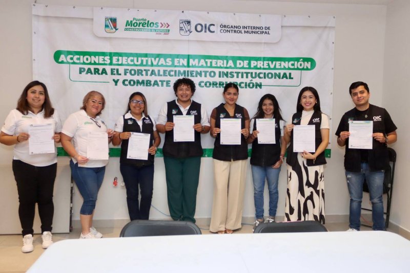 SERVIDORES PÚBLICOS PORTOMORELENSES, COMPROMETIDOS CON LA TRANSPARENCIA