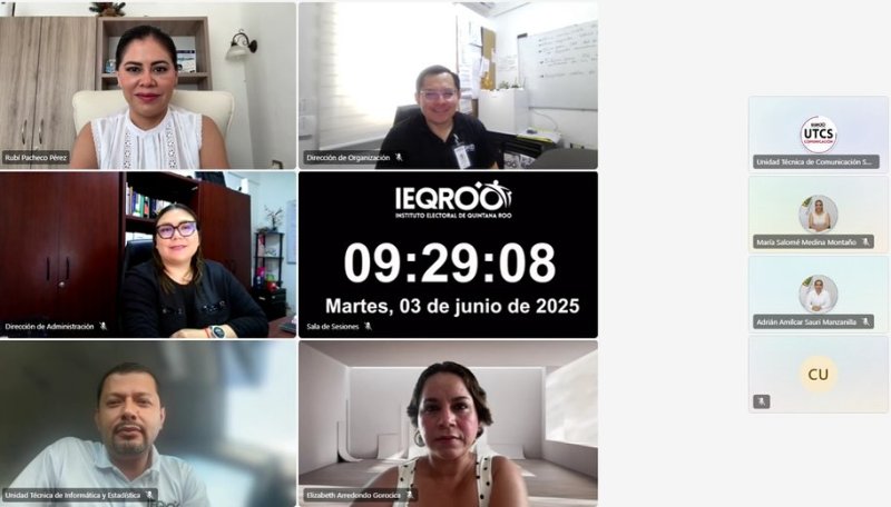 Supervisa el IEQROO avances en cómputos municipales de la elección del Poder Judicia