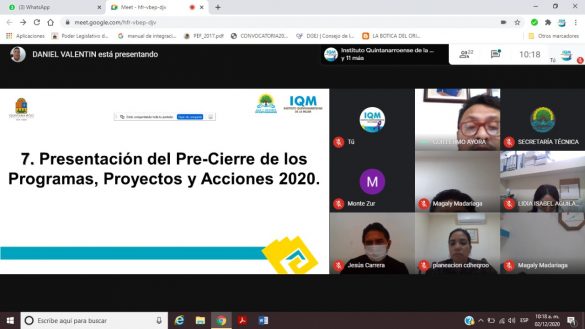 Tercera Sesión Ordinaria del Subcomité Institucional de Igualdad de Género del COPLADE 2020