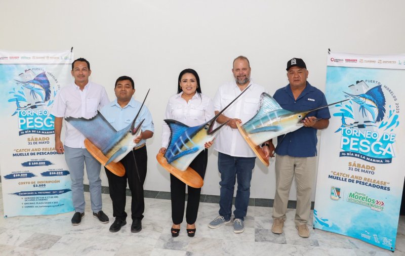 TODO LISTO PARA EL TORNEO DE PESCA “DÍA DE LA MARINA”: BLANCA MERARI