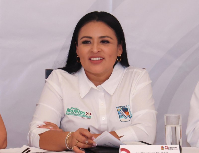ULTIMA PUERTO MORELOS PREPARATIVOS PARA LA TEMPORADA DE HURACANES 2025: BLANCA MERARI
