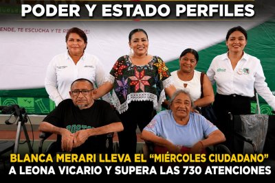 BLANCA MERARI LLEVA EL “MIÉRCOLES CIUDADANO” A LEONA VICARIO Y SUPERA LAS 730 ATENCIONES