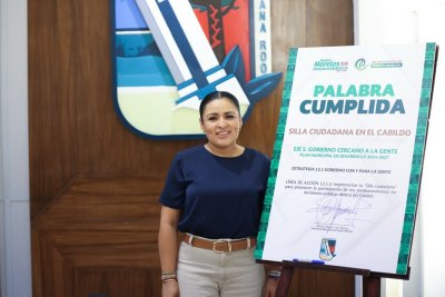 CUMPLE BLANCA MERARI COMPROMISO DE FORTALECER LA PARTICIPACIÓN CIUDADANA EN PUERTO MORELOS