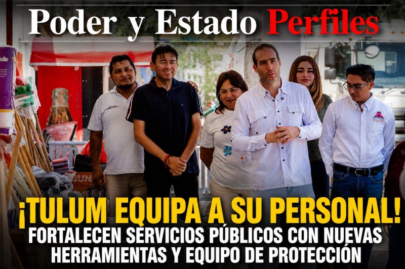 ¡TULUM EQUIPA A SU PERSONAL! FORTALECEN SERVICIOS PÚBLICOS CON NUEVAS HERRAMIENTAS Y EQUIPO DE PROTECCIÓN