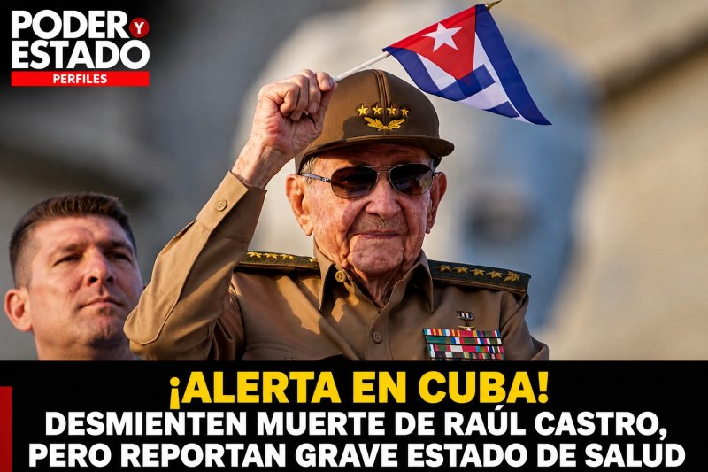 ¡ALERTA EN CUBA! DESMIENTEN MUERTE DE RAÚL CASTRO, PERO REPORTAN GRAVE ESTADO DE SALUD