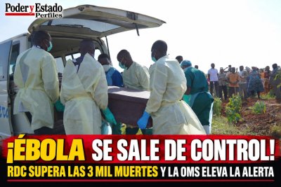 ¡ÉBOLA SE SALE DE CONTROL! RDC SUPERA LAS 3 MIL MUERTES Y LA OMS ELEVA LA ALERTA