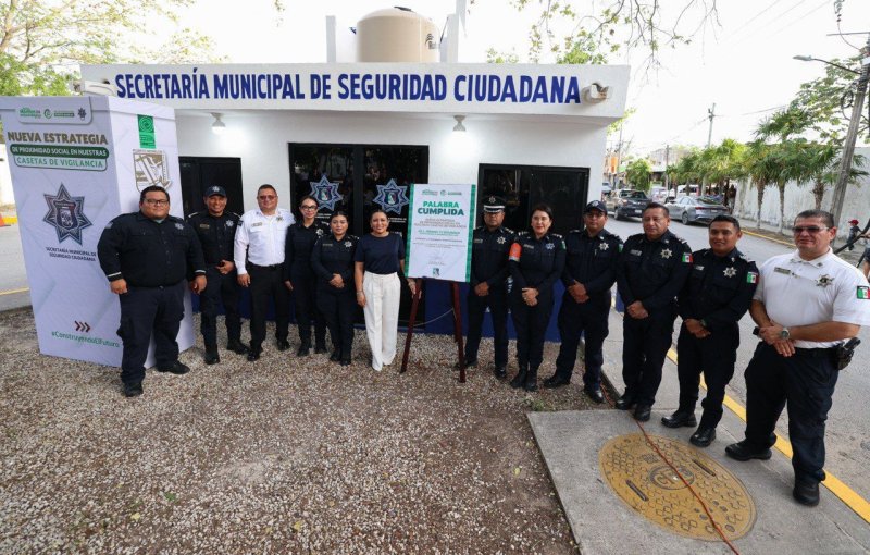 FORTALECE BLANCA MERARI LA SEGURIDAD DE PUERTO MORELOS CON MÁS POLICÍAS, PATRULLAS Y TECNOLOGÍA