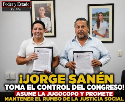 ¡JORGE SANÉN TOMA EL CONTROL DEL CONGRESO! ASUME LA JUGOCOPO Y PROMETE MANTENER EL RUMBO DE LA JUSTICIA SOCIAL