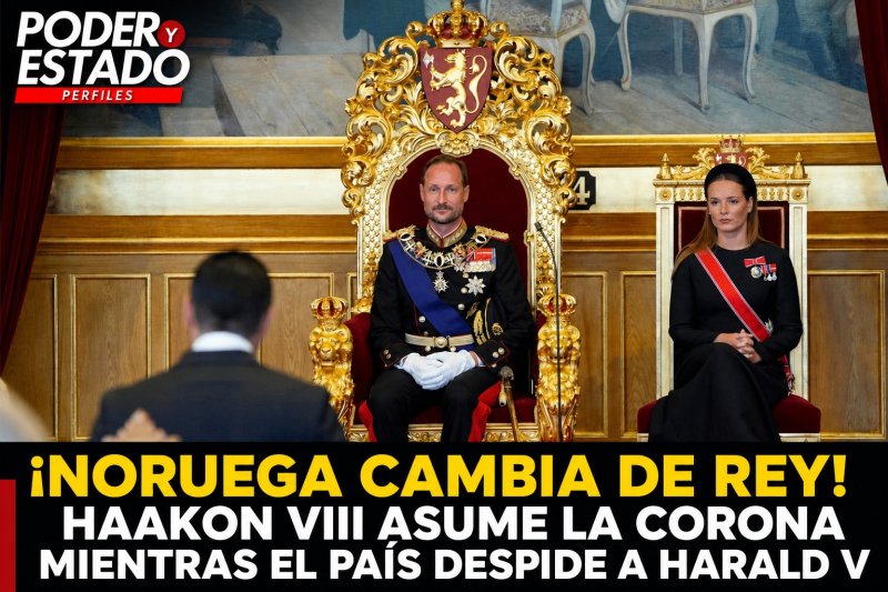 ¡NORUEGA CAMBIA DE REY! HAAKON VIII ASUME LA CORONA MIENTRAS EL PAÍS DESPIDE A HARALD V