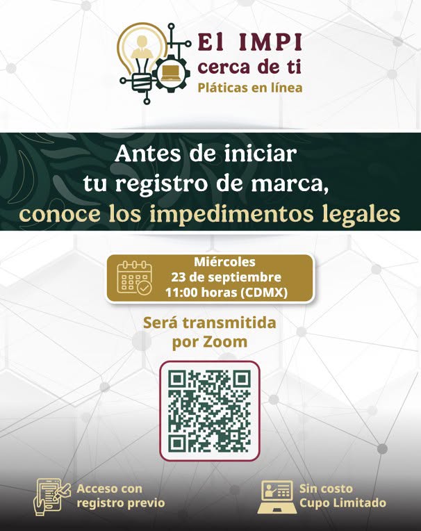SEDE E IMPI ORIENTAN A EMPRENDEDORES SOBRE IMPEDIMENTOS LEGALES PARA REGISTRAR UNA MARCA