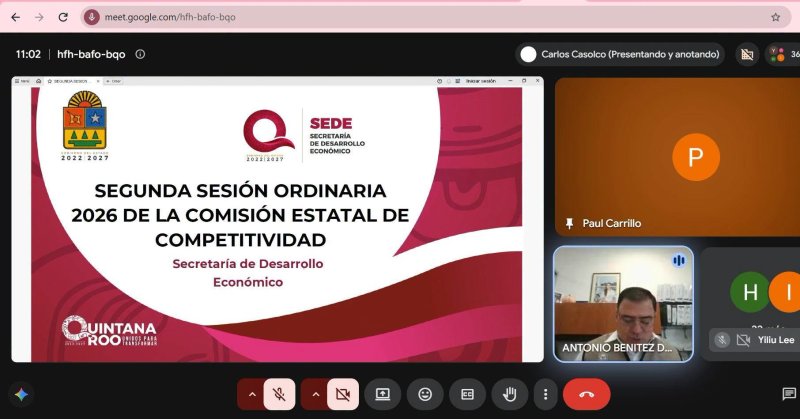 SEDE - QUINTANA ROO ESCALA 12 POSICIONES EN COMPETITIVIDAD ESTATAL
