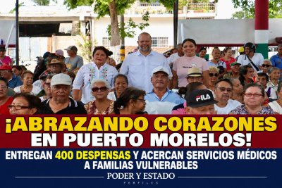 ¡ABRAZANDO CORAZONES EN PUERTO MORELOS! ENTREGAN 400 DESPENSAS Y ACERCAN SERVICIOS MÉDICOS A FAMILIAS VULNERABLES