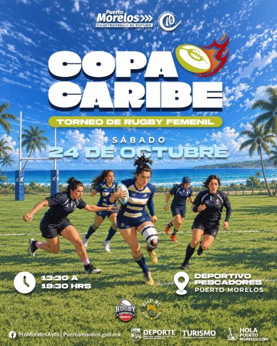 LA COPA CARIBE DE RUGBY FEMENIL REUNIRÁ A SIETE EQUIPOS EN PUERTO MORELOS