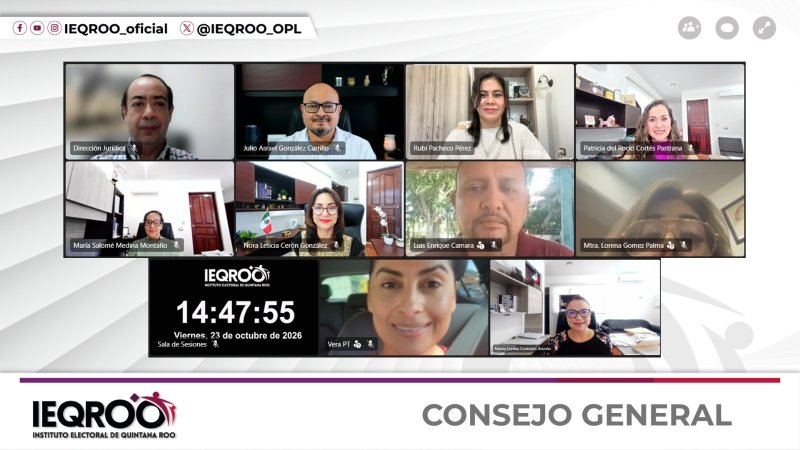 ¡RUMBO A LAS ELECCIONES DE 2027! IEQROO APRUEBA PRESUPUESTO DE 754 MILLONES Y ACTIVA LA RUTA ELECTORAL EN QUINTANA ROO