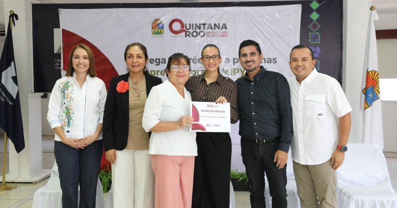 SEDE - IMPULSAN A EMPRENDEDORES DEL SUR DE QUINTANA ROO CON MÁS DE 4.2 MILLONES DE PESOS EN CRÉDITOS