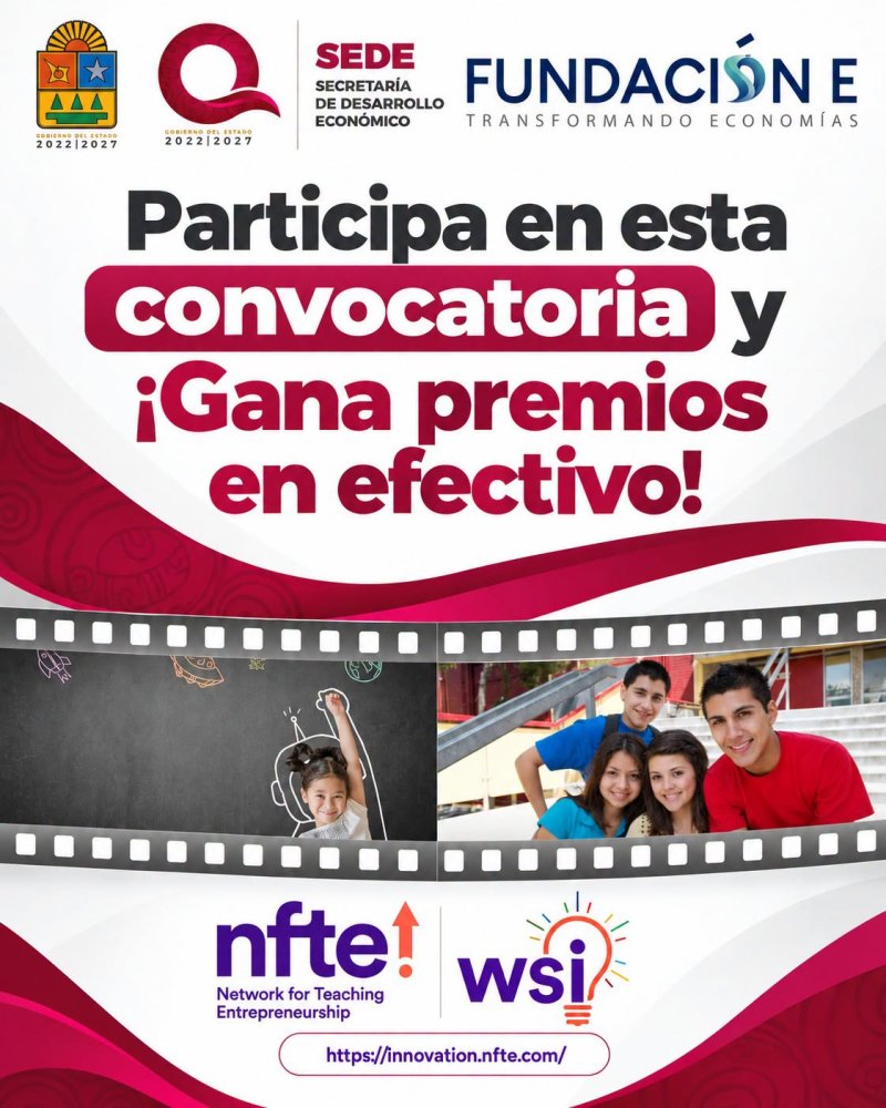 SEDE - ¡JÓVENES DE QUINTANA ROO PODRÁN COMPETIR EN LAS SERIES MUNDIALES DE INNOVACIÓN!