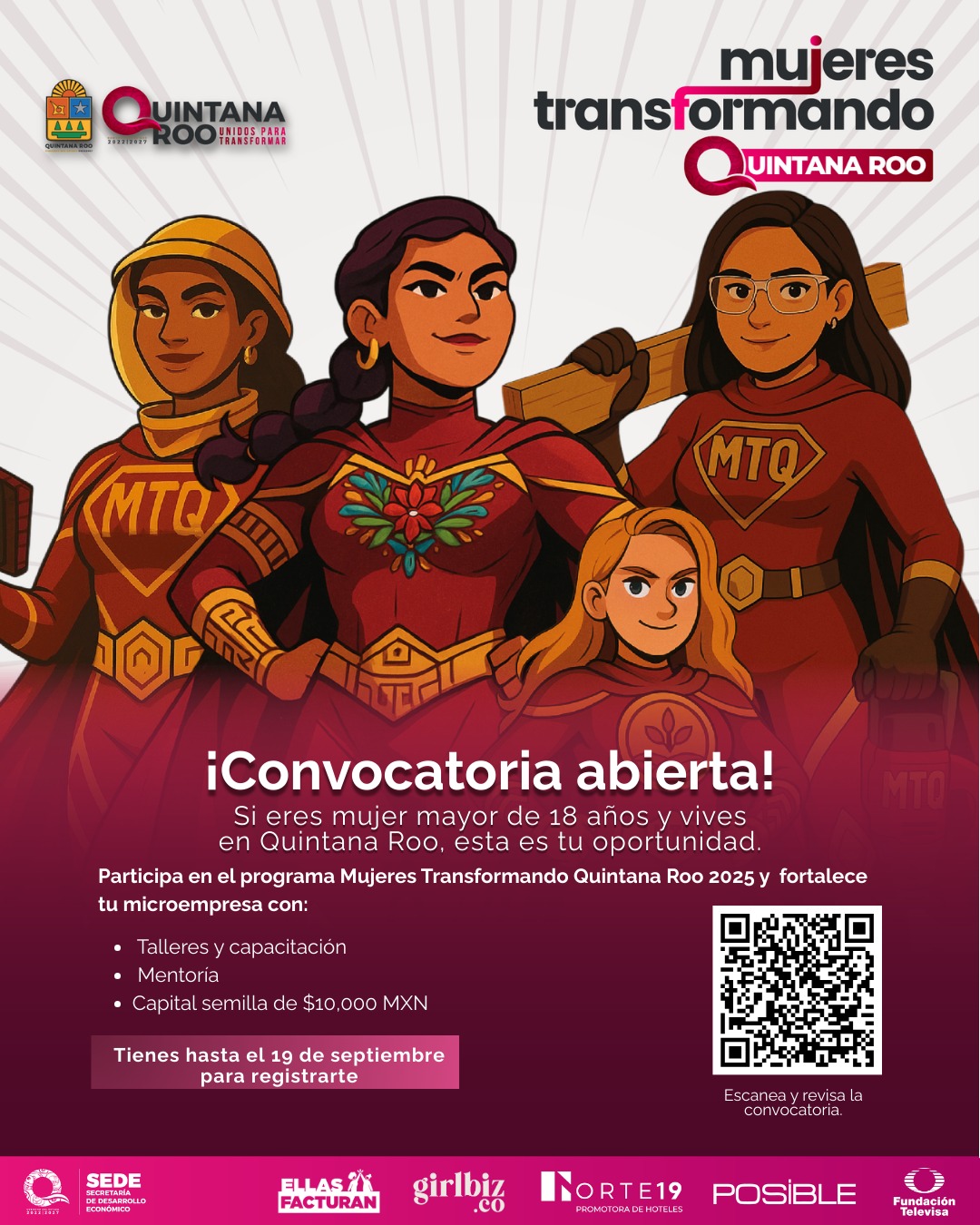 SEDE – Lanzan convocatoria para mujeres emprendedoras en Quintana Roo