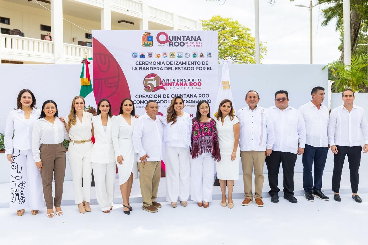 EN EL 51 ANIVERSARIO DE QUINTANA ROO, REFRENDAMOS EL COMPROMISO CON LA TRANSFORMACIÓN: BLANCA MERARI