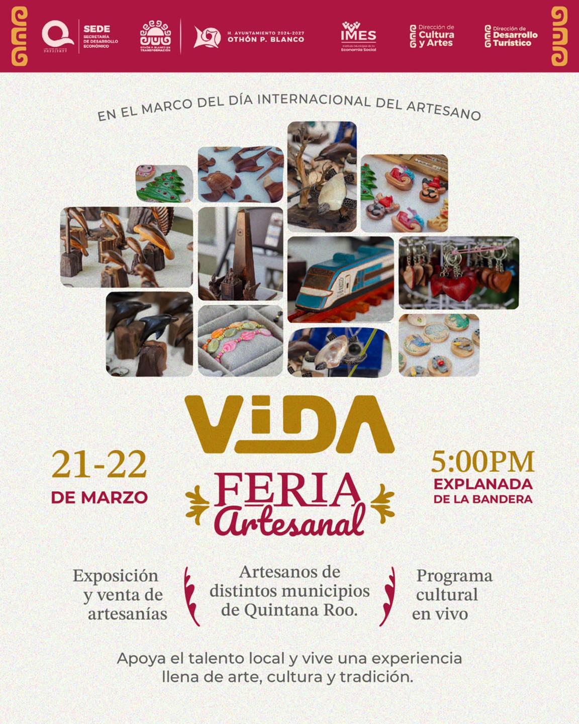 SEDE – Inicia la Feria Artesanal VIDA en Chetumal con talento local y tradición