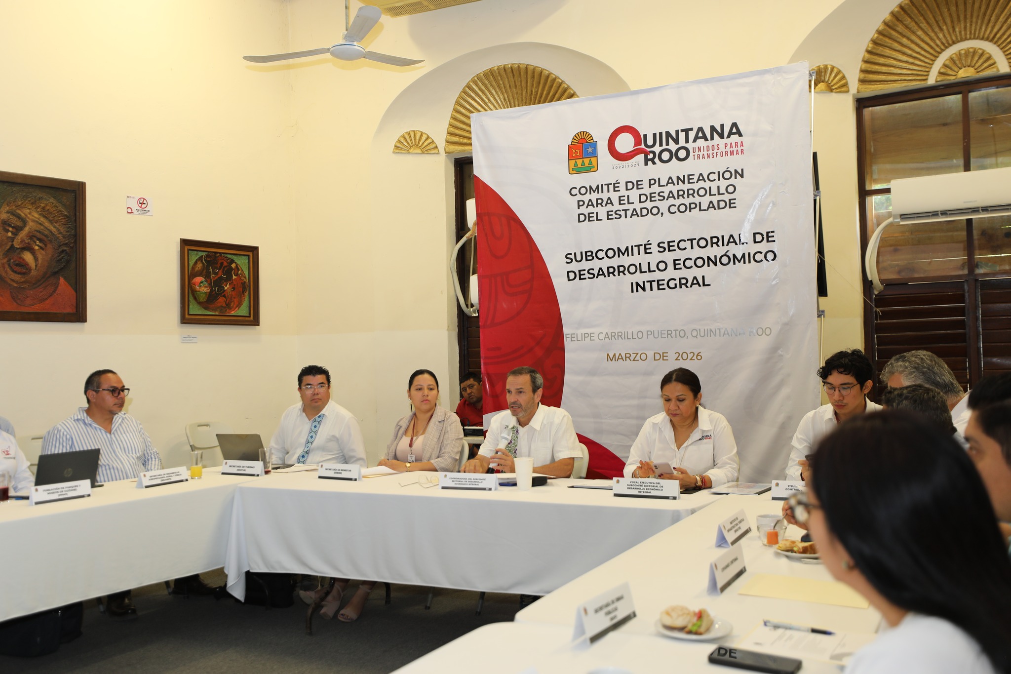 SEDE – Instalan sesión del Subcomité de Desarrollo Económico para fortalecer la planeación en Quintana Roo